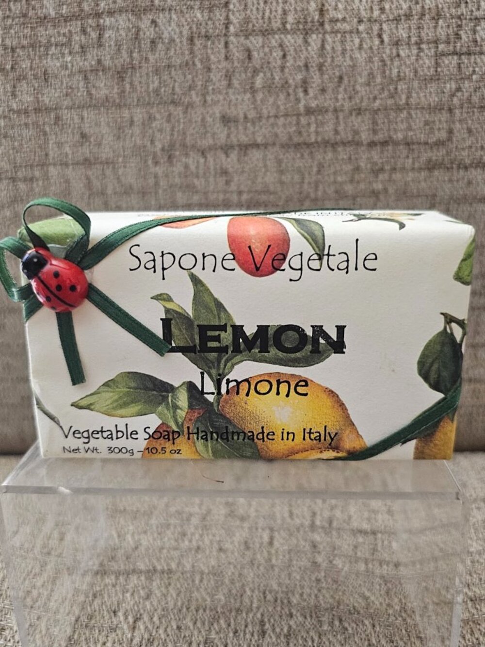 Alchimia Soap Sapone Vegetale Lemon Italian Vegetable Soap 10.5 oz Handmade Ital
